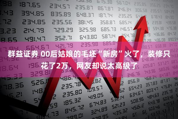 群益证券 00后姑娘的毛坯“新房”火了，装修只花了2万，网友却说太高级了
