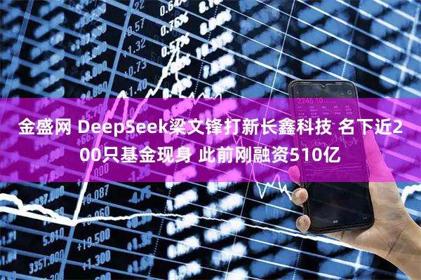 金盛网 DeepSeek梁文锋打新长鑫科技 名下近200只基金现身 此前刚融资510亿